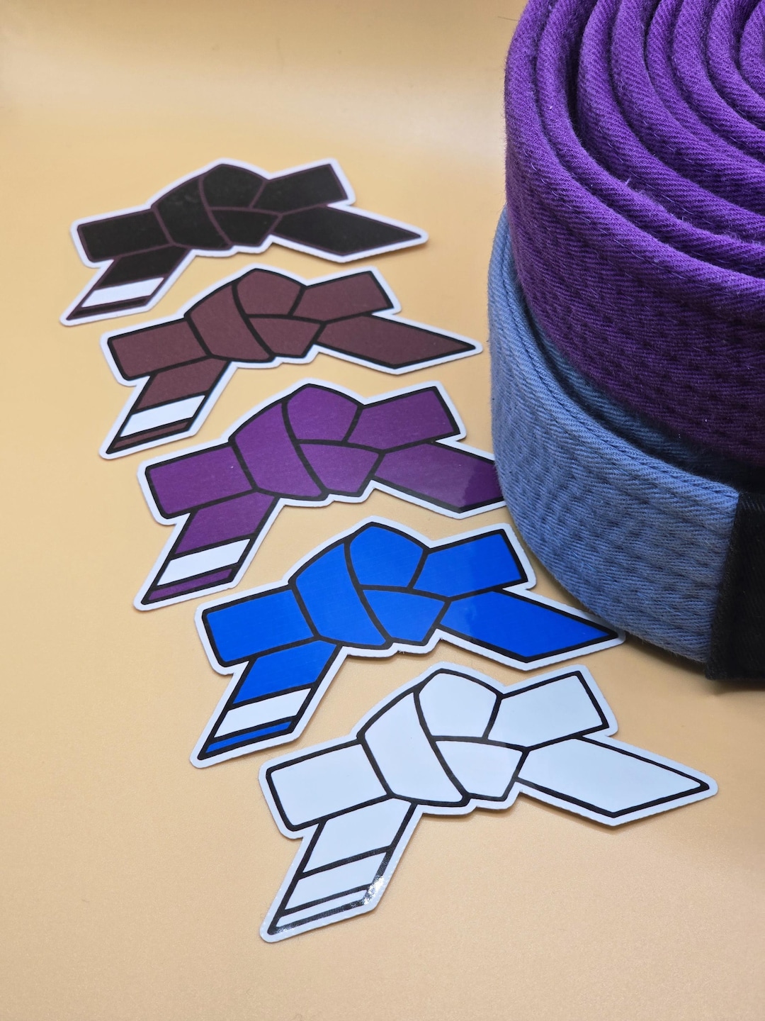 Original Waterproof Jiu-jitsu Belt Ranking Stickers - Etsy