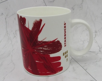 Starbucks Red Brush Stroke 2014 - Etsy