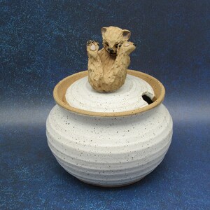 Betty Kendall Signed Art Pottery Honey Pot with Lid
