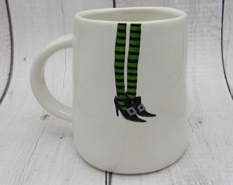 Rae Dunn Wicked Witch Feet mug
