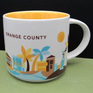 Orange County Starbucks Mug - Etsy