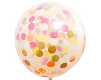 Birthday Party, Birthday Party Decoration, Mother's Day, Spring Party, Thanksgiving, Begonia Confetti Balloon