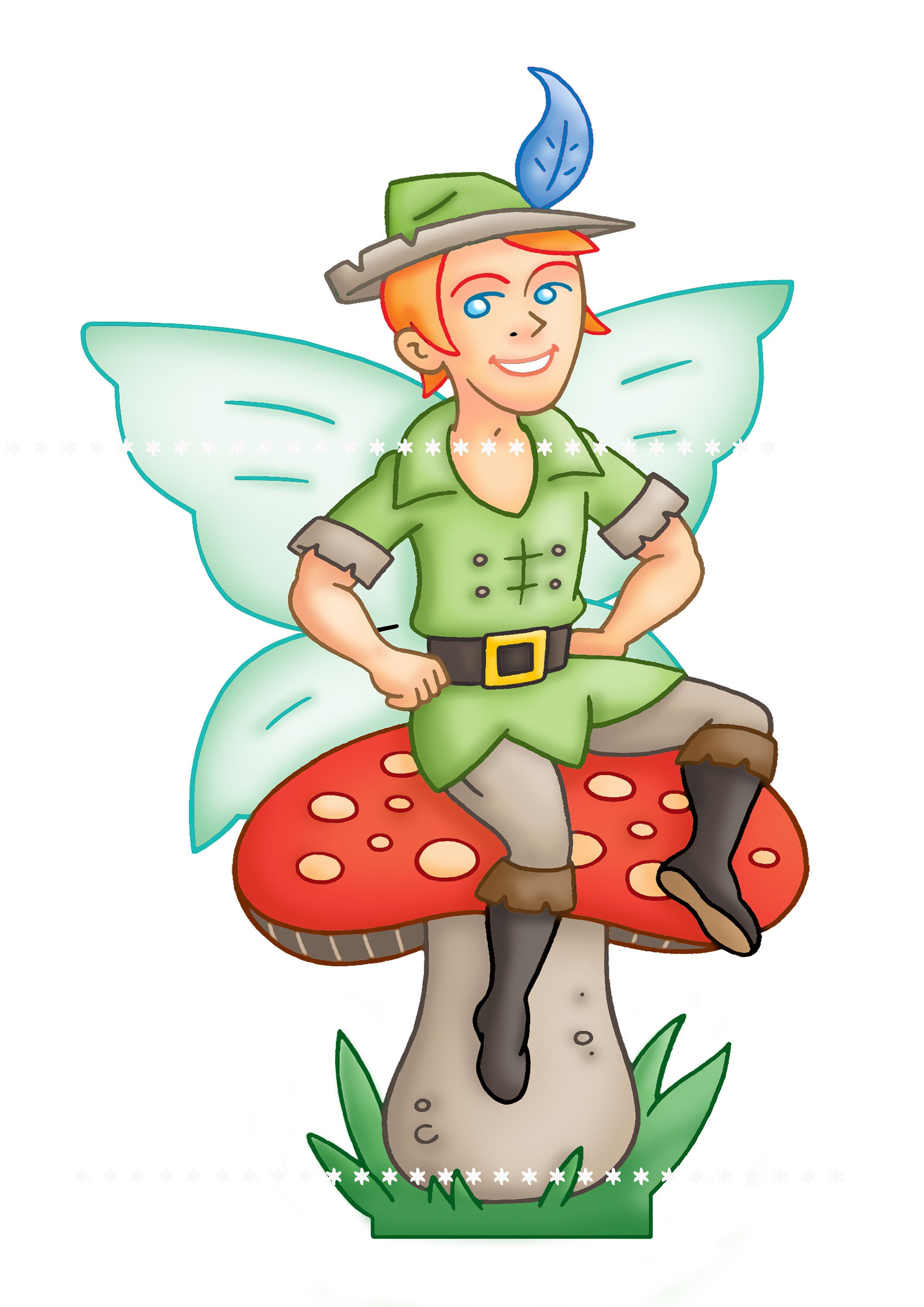New Boy Fairy clipart Instant Digital Download Printable Boy | Etsy