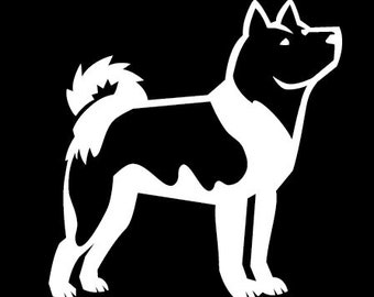 American Akita vinyl decal