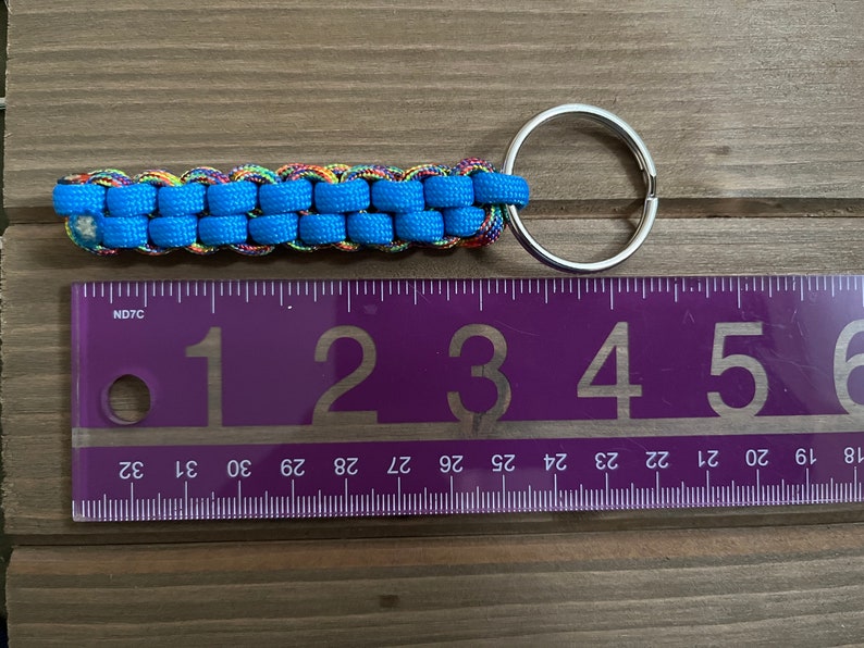 Paracord Keychain, Box Knot/crown Sinnet (various Color Combinations ...