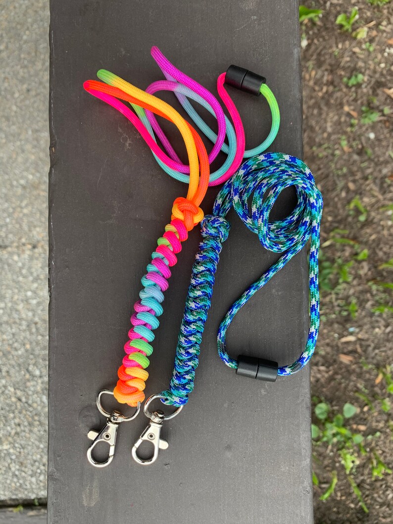 Paracord Lanyard/Badge Holder Etsy