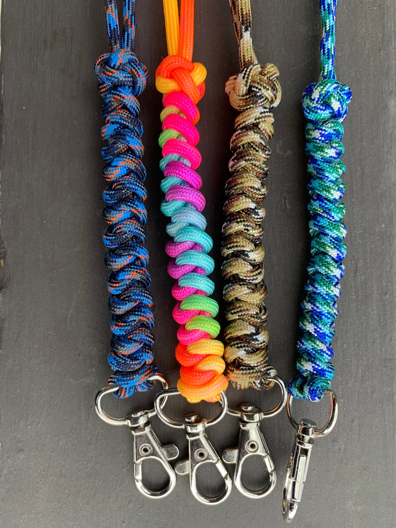 Paracord Lanyard/Badge Holder Etsy