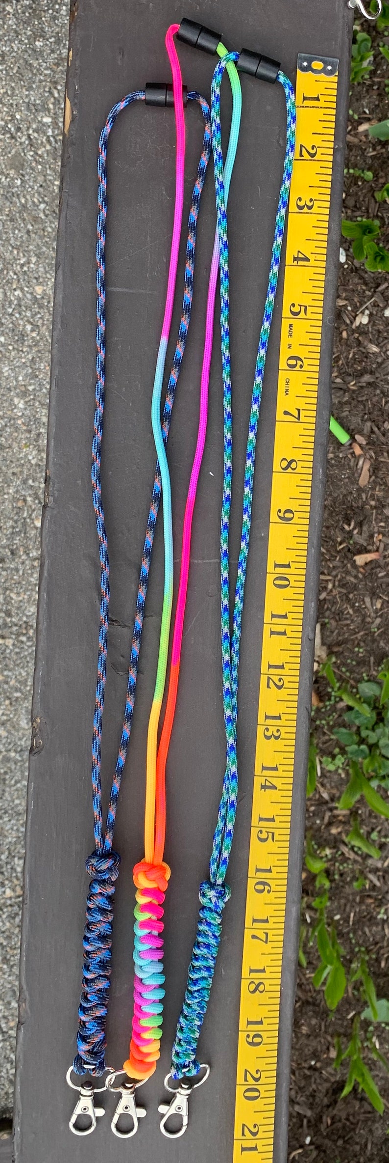Paracord Lanyard/badge Holder Etsy