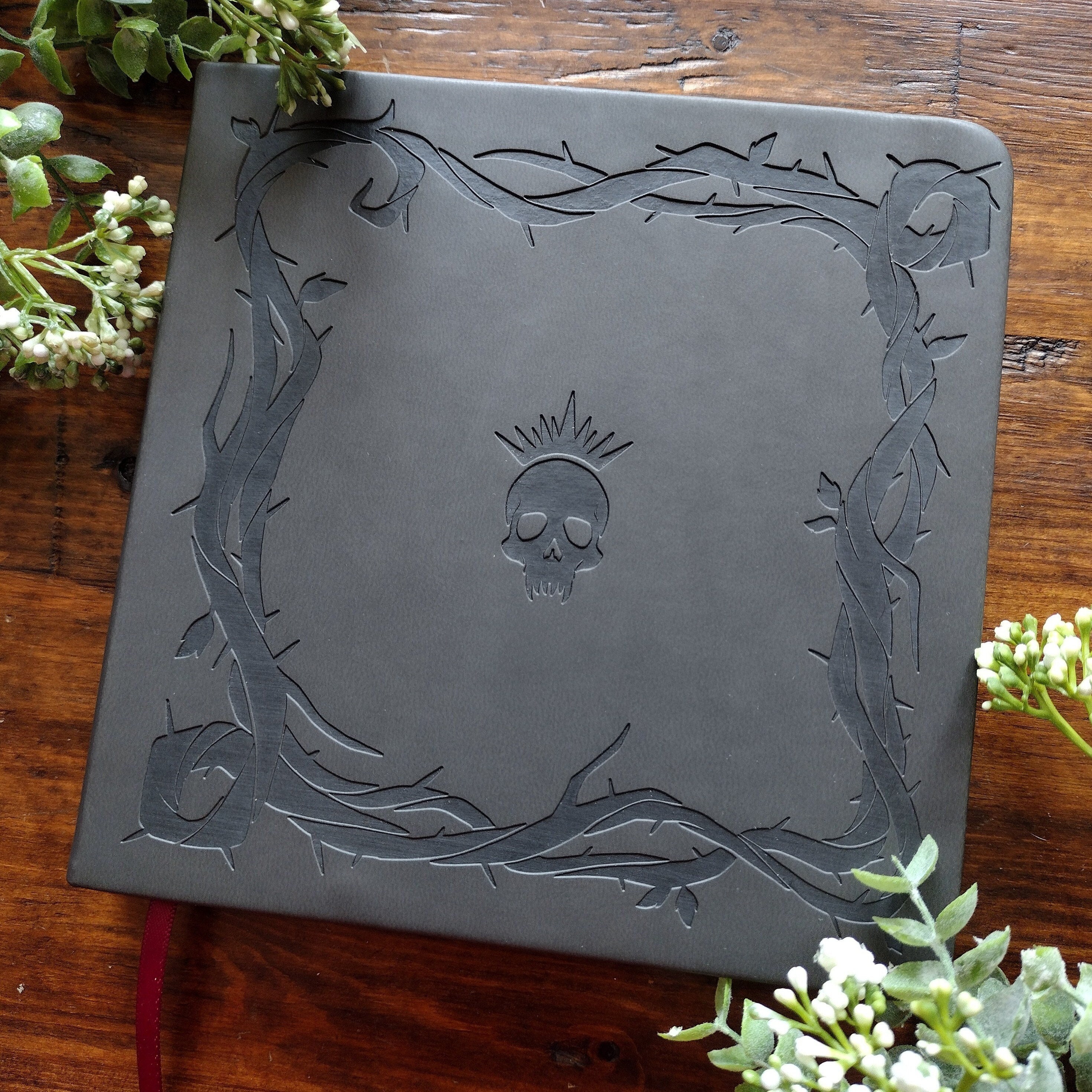 Lich Notebook, PU leather notebook, blank notebook, journal, undead journal, fairytale, Grimm fairytale, rpg notebook, square notebook