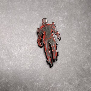 Nightmare warrior pin, titan, skeleton pin, skeleton, skull pin, videogame pin, nightmare, horror pin, horror