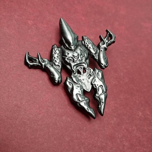 Broche 3D pour statue de monstre