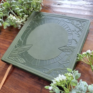 Fey Notebook, PU leather notebook, campaign journal, D&D, fairy journal, fairytale, nature journal, fairytale notebook, Dungeons and dragons
