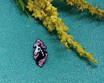 Dead unicorn pin, unicorn, unicorn pin, fantasy pin