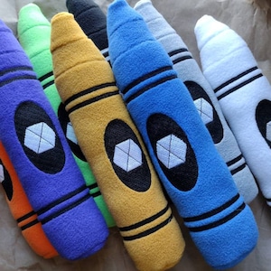 Titan crayon plushies