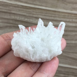 Natural Crystal Quartz Stone // White Quartz Drusy Crystal // Rock Quartz Druzzy Drussy Stone Jewelry B559 image 4