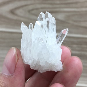 Natural Crystal Quartz Stone // White Quartz Drusy Crystal // Rock Quartz Druzzy Drussy Stone Jewelry B559 image 2