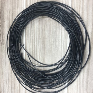 20pcs Wholesale Jewelry Components Lots Necklace Black Leather 2mm Cord Lobster Clasp Fit Pendant image 6