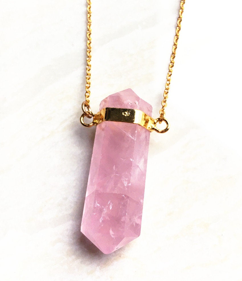 Buy Jovivi Natural Amethyst Rose Quartz Healing Crystals Necklace Handmade  Tree of Life Rose Gold Copper Wire Wrapped Oval Shape Chakra Stone Necklace  Gemstone Pendant for Women Online at desertcartINDIA