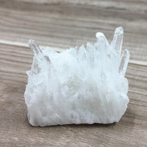 Natural Crystal Quartz Stone // White Quartz Drusy Crystal // Rock Quartz Druzzy Drussy Stone Jewelry B559 image 6