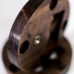 Base Madera Cabeza Binaural tripode / stand microfono imagen 1