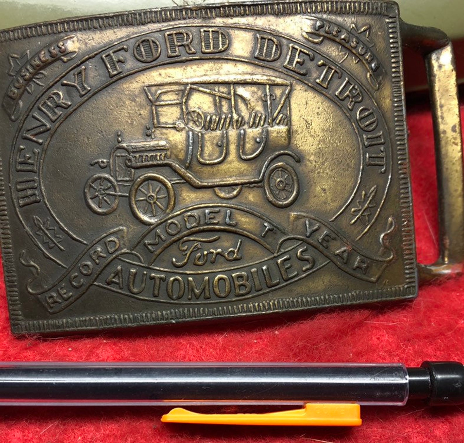 Henry ford model T cast vintage belt buckle ford motor company Etsy