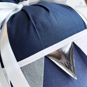 wimpelkette Wimpel Verzierung schultuete Bodüre Dreiecke zumAnnähen neongelb blau silber, glitzer