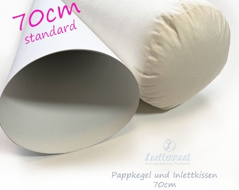 Set 70cm Papprohling und Füllkissen für Stoffschultüten Schultüten bastellschultüte Kissen