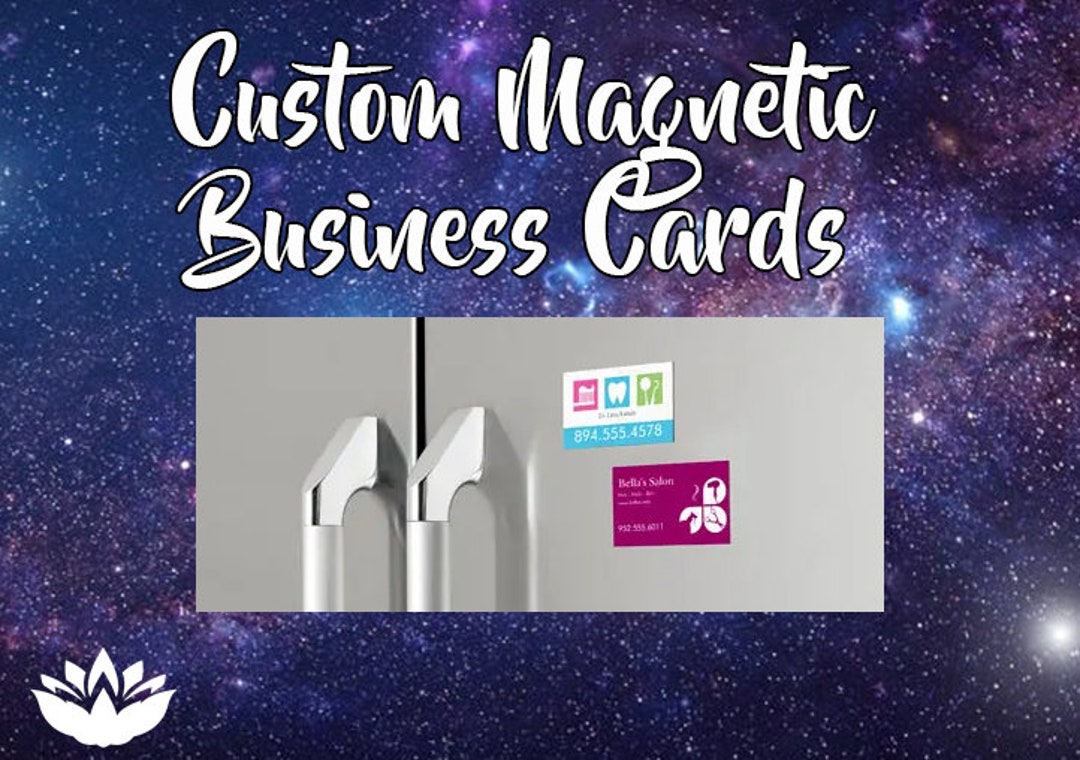 Custom Designed Magnetic Business Cards