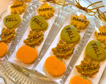 Happy Fall Y'all Mini Cookie Quartet—SHIPPING NOT AVAILABLE!