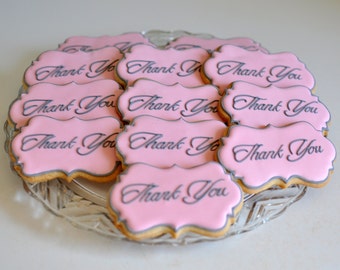 Custom Thank You Cookies