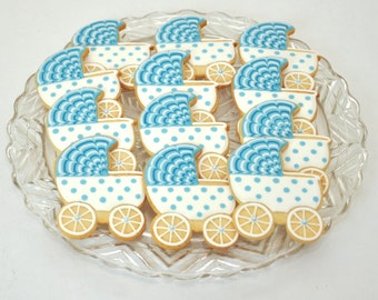 SHIPPING in CALIFORNIA ONLY! Baby Carriage Cookies