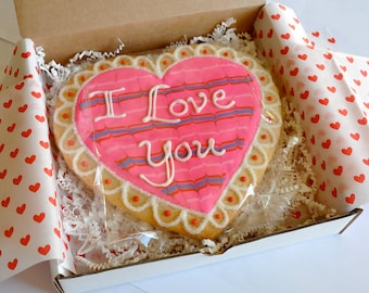 Sweet Heart Cookie Gram-SHIPPING NOT AVAILABLE!