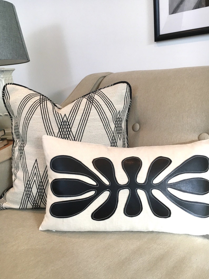 Black and White Pillow Cover Tribal Pillow Cover Etsy
