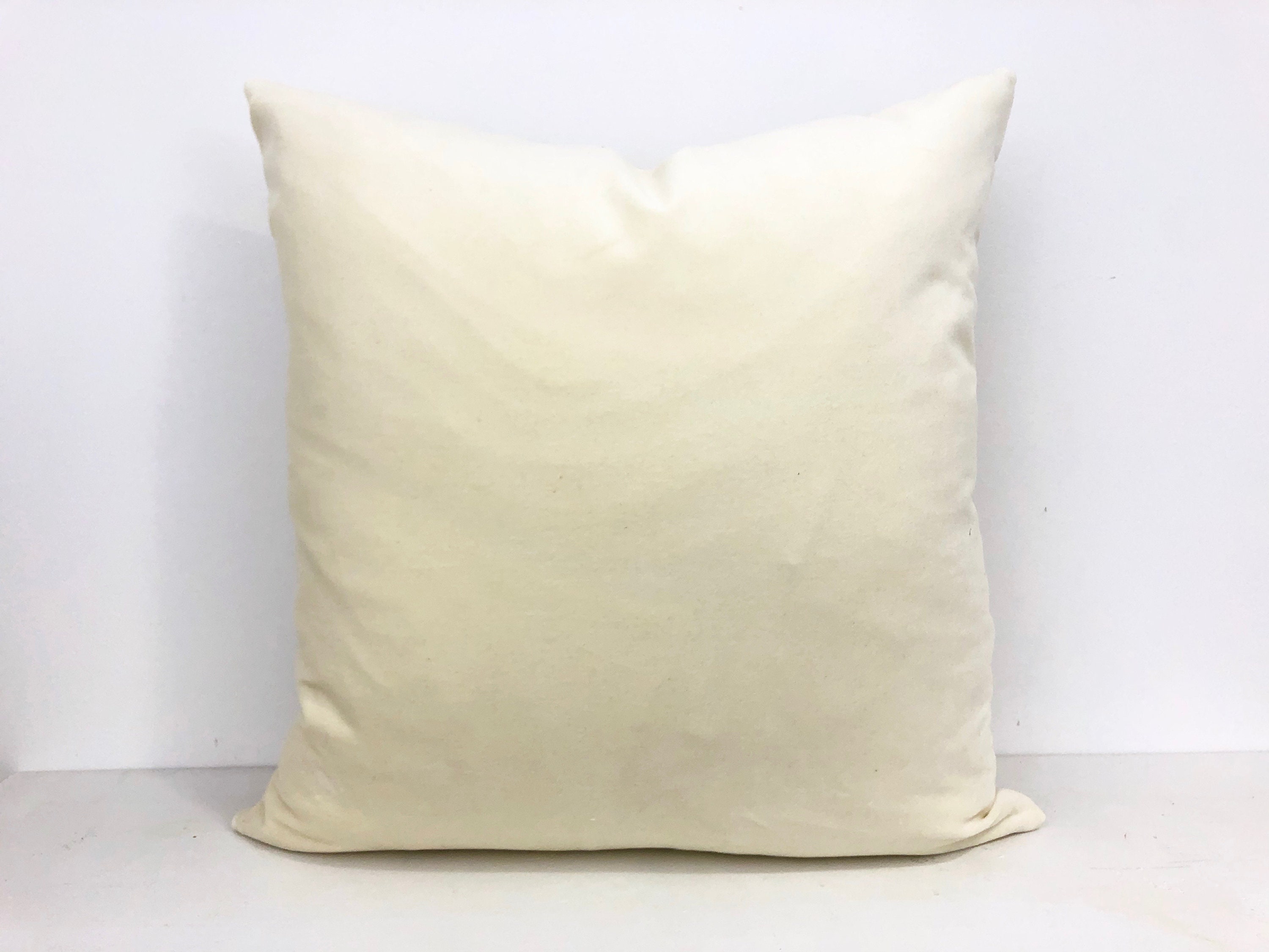 Offwhite Pillow Cover With Greek Key Shown With Gold Trim Etsy