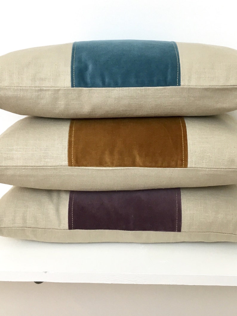 Tan and Brown Lumbar Pillow Cover Etsy