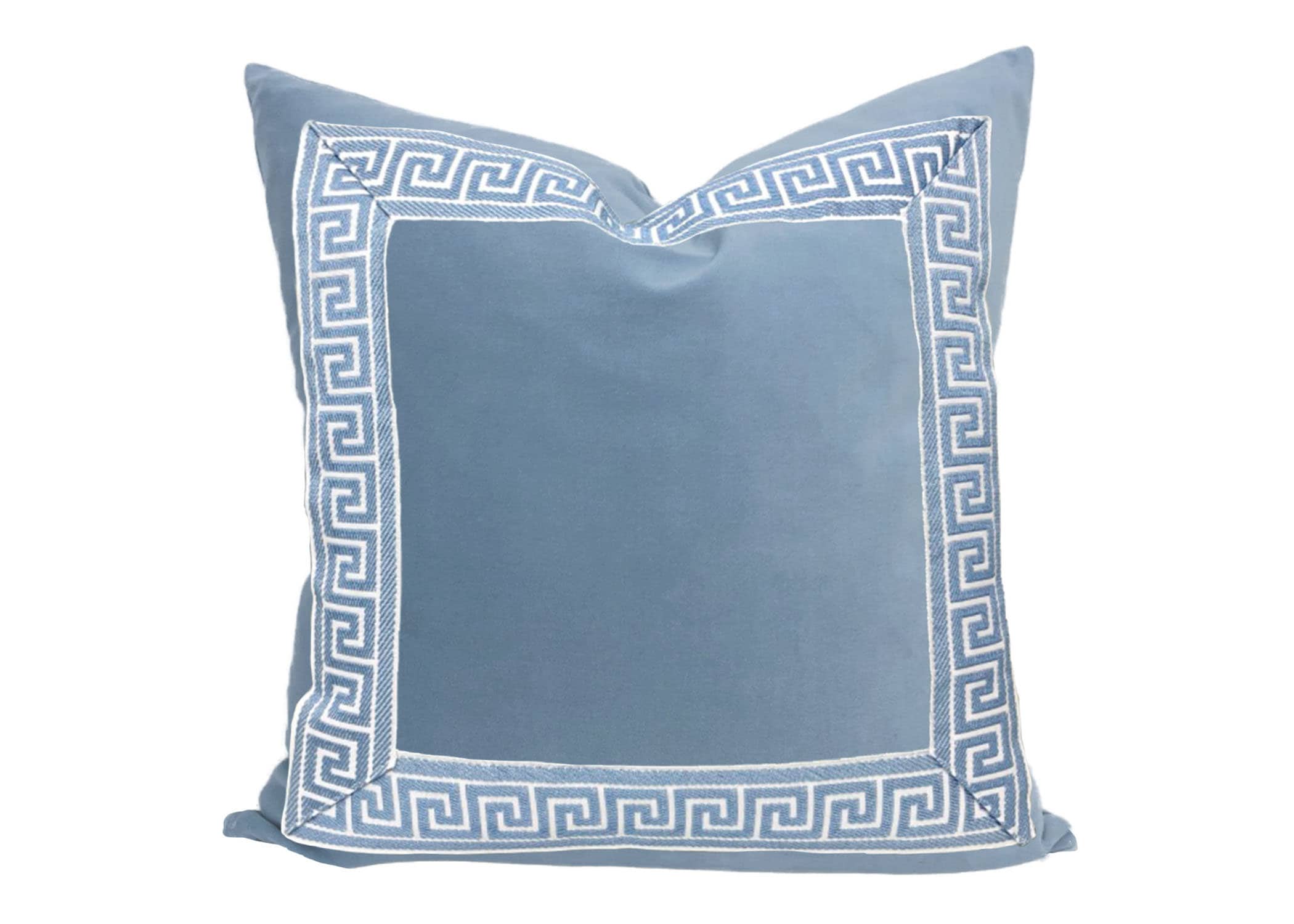 Light blue pillow covers discount