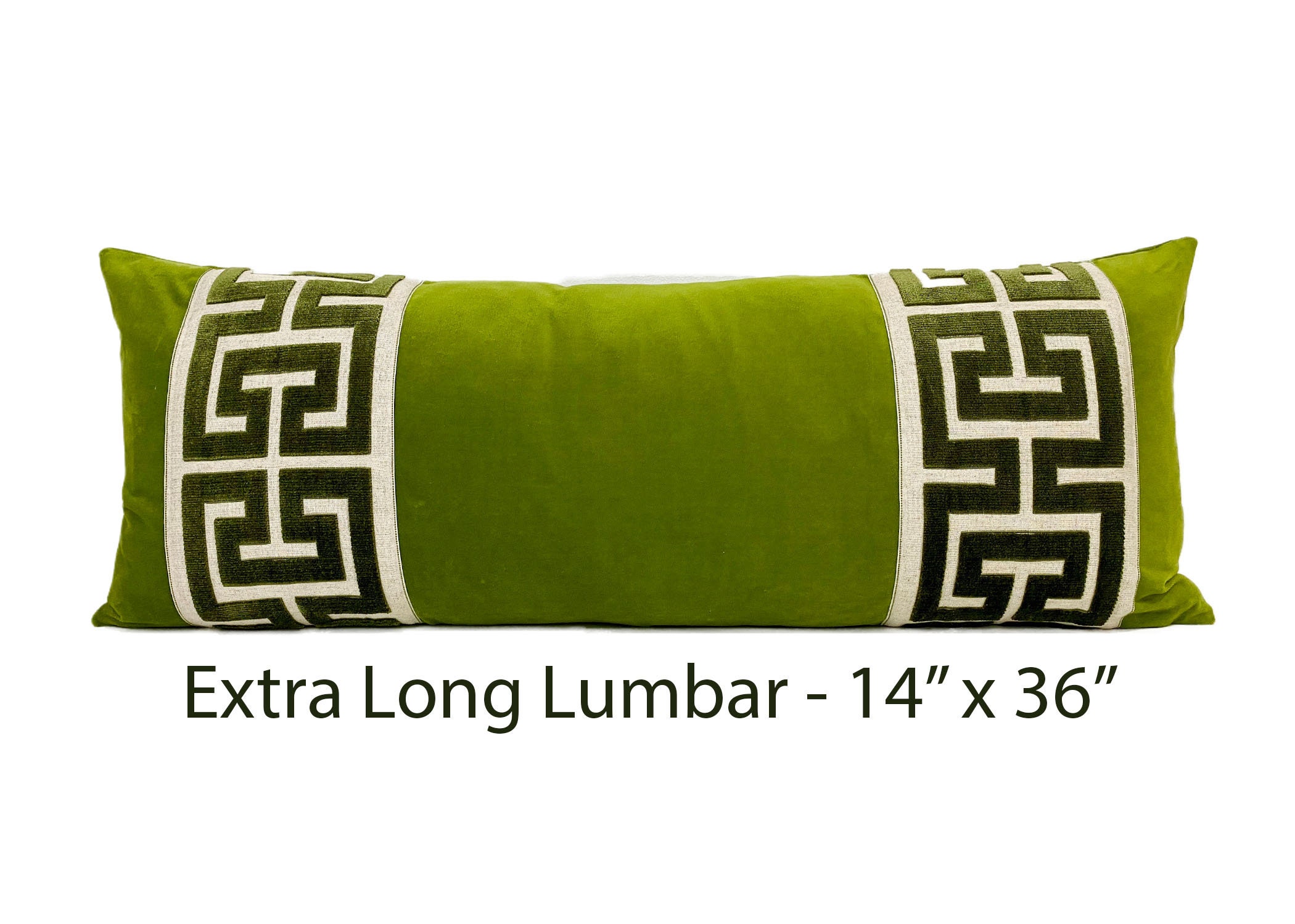 Lime green hotsell lumbar pillow