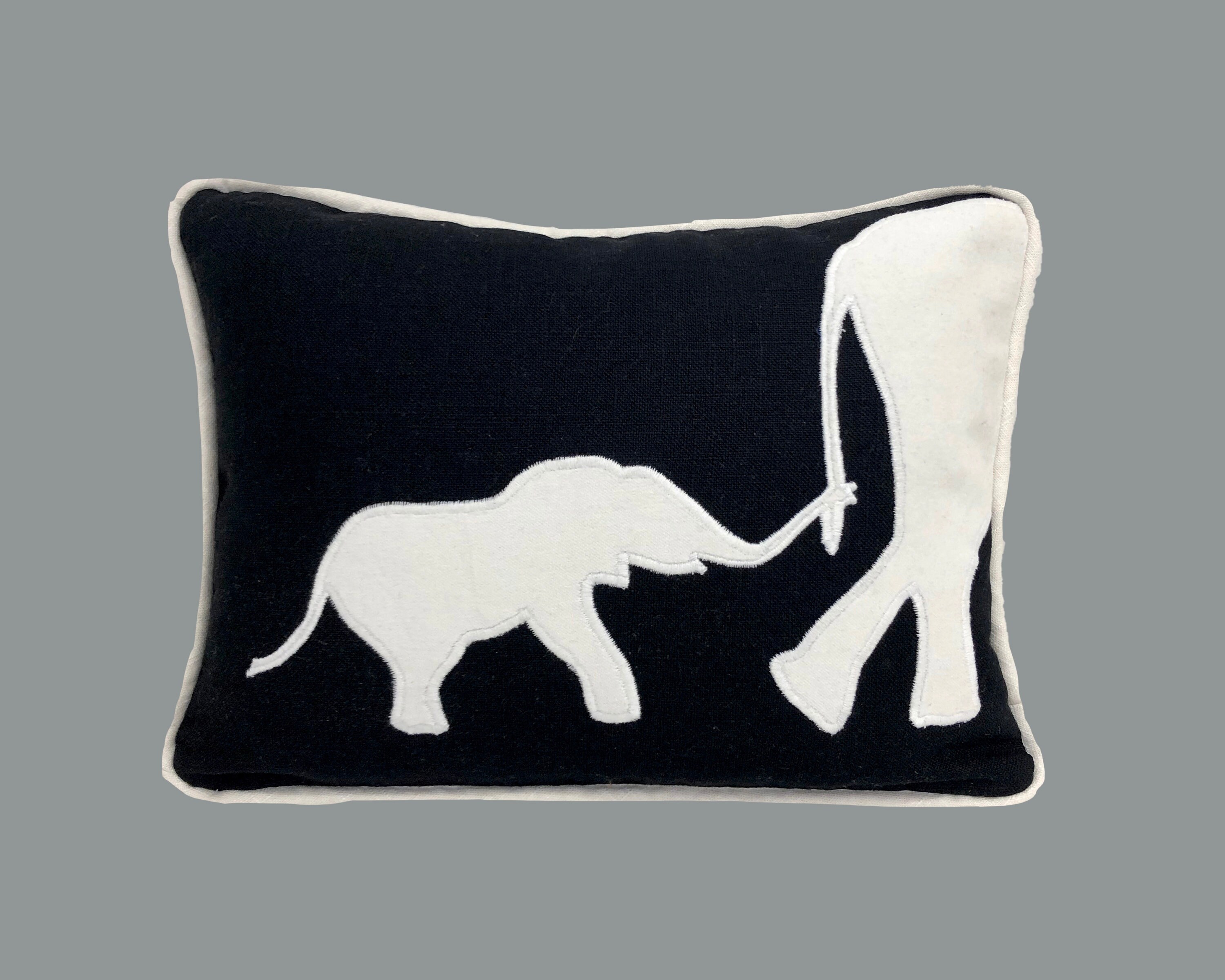 white elephant pillow