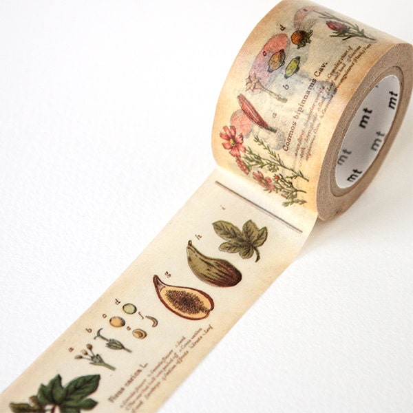 Plant Washi Tape • MT Masking Tape • MT ex Plants Wide Washi Tape • Washi Tape UK • Japanese stationery • Plant