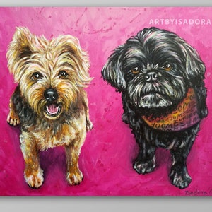 Second / Third Subject Add-On must purchase single pet portrait from my shop also image 4