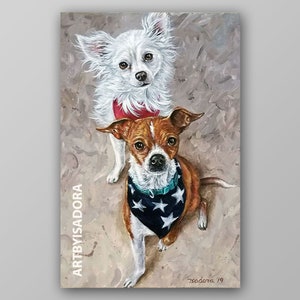 Second / Third Subject Add-On must purchase single pet portrait from my shop also image 6