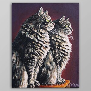 Second / Third Subject Add-On must purchase single pet portrait from my shop also image 5