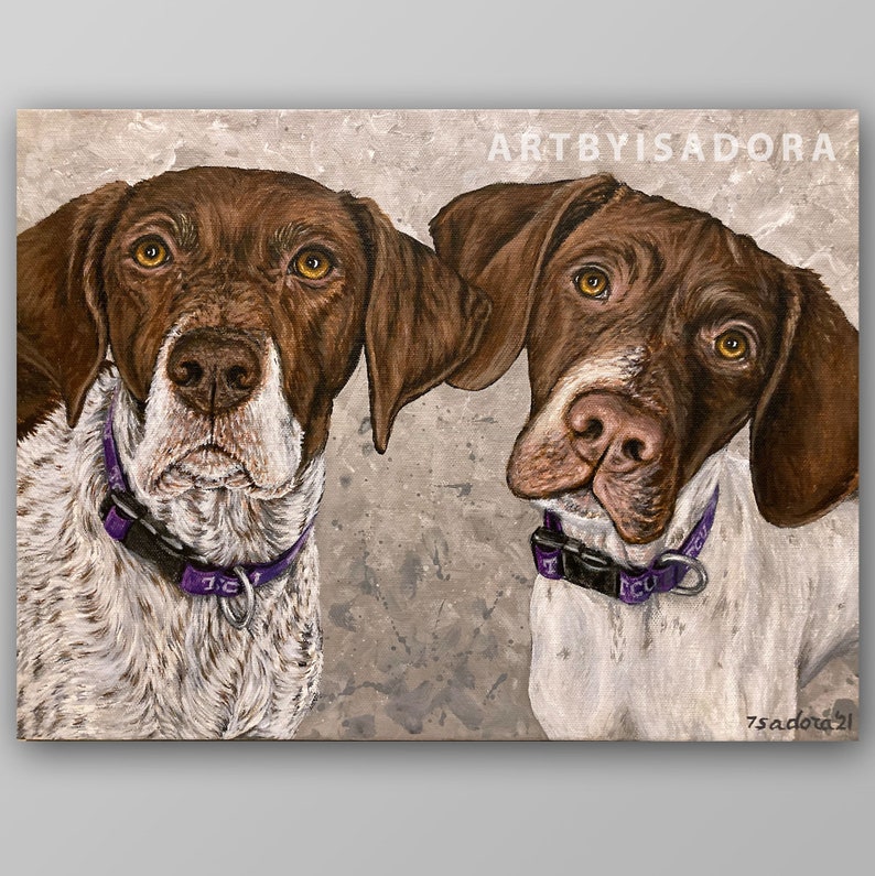 Second / Third Subject Add-On must purchase single pet portrait from my shop also image 1