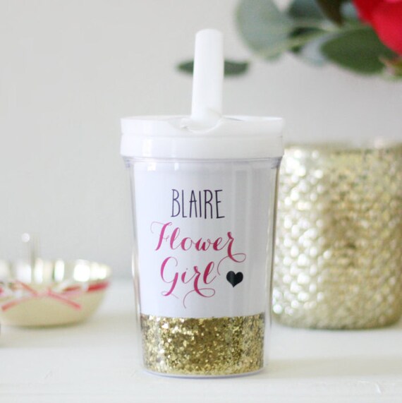 flower girl tumbler