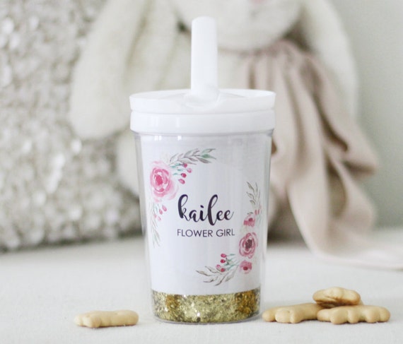 flower girl tumbler