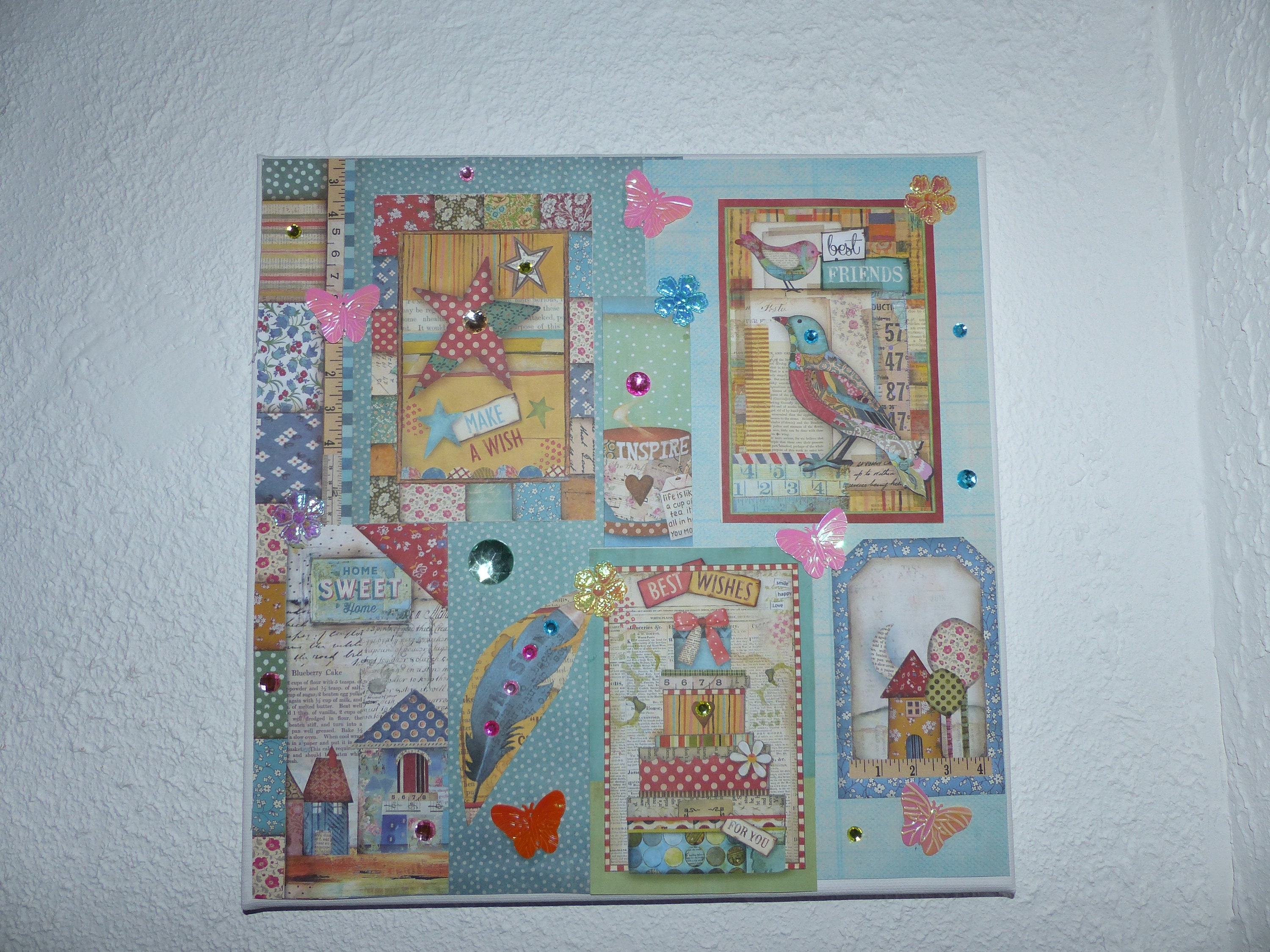 Tableau Multi Couleurs , Tableau Qui A Du Pep's sur Toile