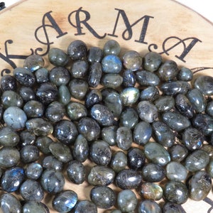 Labradorite tumbles, 1 oz. Gemstone tumbles, Labradorite Crystal, Calming crystal, Transformation stone, Rainbow Flash, Crystal Tumble