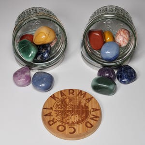 Crystal Tumble Chakra Set, Travel Chakra Set, On the go Chakra Tumble Set,Chakra Crystal Set, Choose your Crystal Set,Chakra Crystal healing