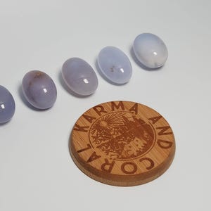 Blue Chalcedony Palm Stone, Choose your favorite Gemstone, Chalcedony Tumble, Blue Chalcedony, Crystal Tumble, Balance Crystal, Recovery Gem