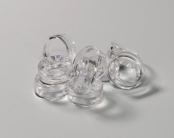 Clear Sphere Holder rings, Sphere holder, Sphere stand, Ring Sphere Stand, Acrylic Stand, Round Rind Stand